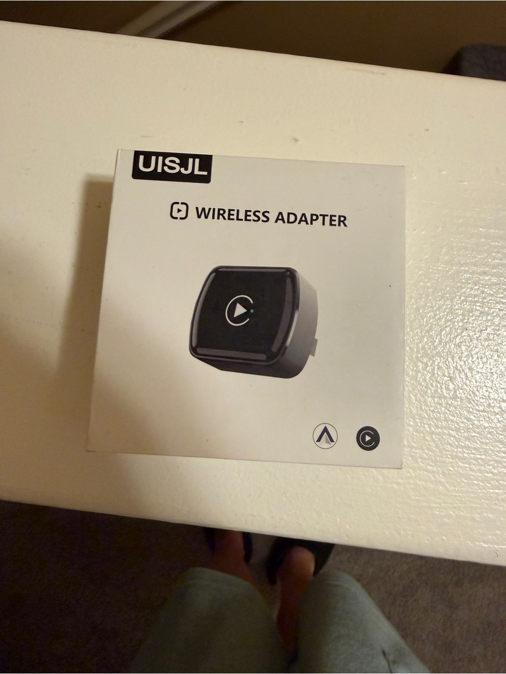 Black Wireless Adapter - Portable Bluetooth Receiver